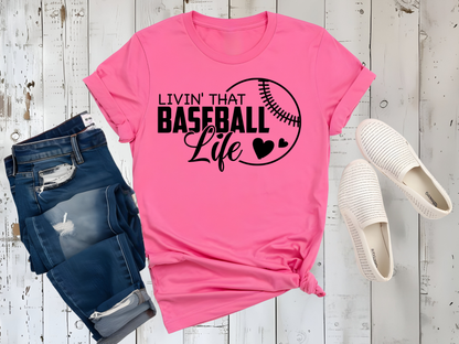 Livin' That Baseball Life Graphic Tee