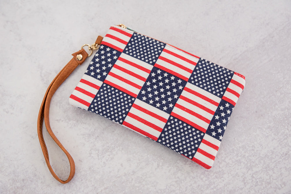 Stars & Stripes Wristlet