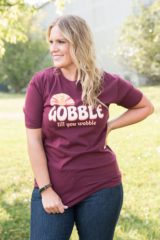 Gobble Till You Wobble Graphic Tee