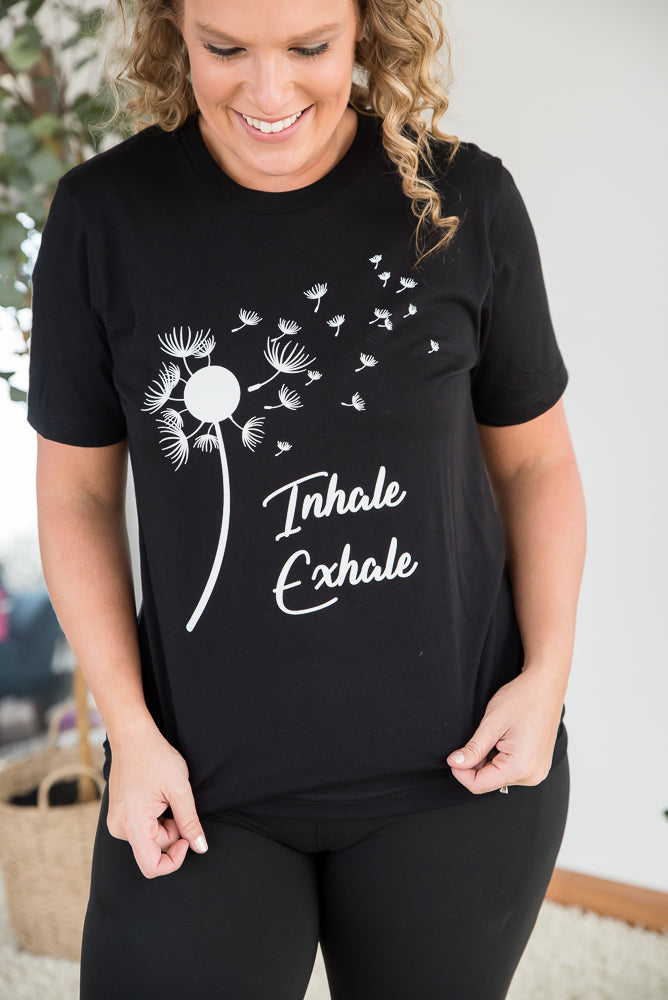 Inhale Exhale Graphic Tee