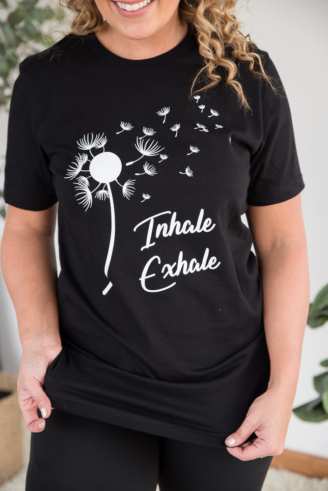 Inhale Exhale Graphic Tee