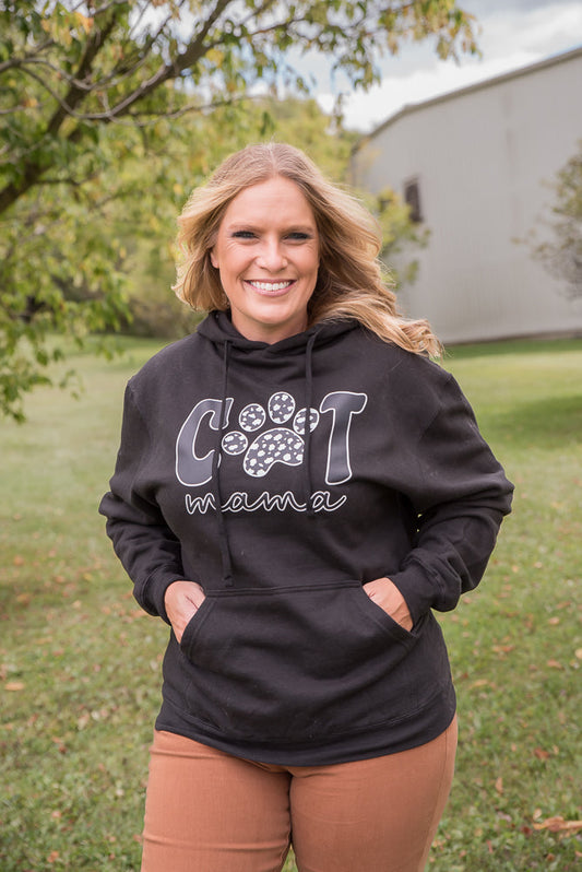 Cat Mama Graphic Hoodie