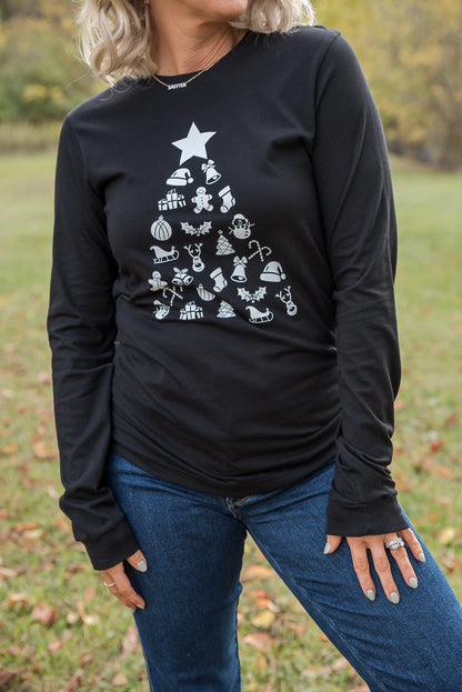 Decorate the Tree Long Sleeve Graphic Tee