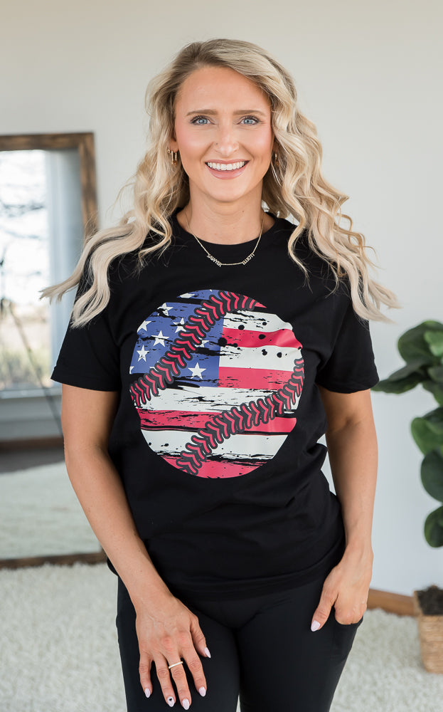 American Baseball Graphic Tee