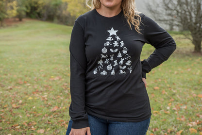 Decorate the Tree Long Sleeve Graphic Tee