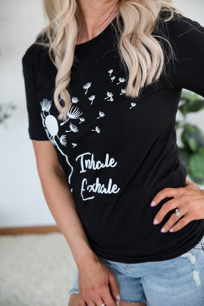 Inhale Exhale Graphic Tee