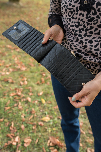 Rich Girl Wallet in Black