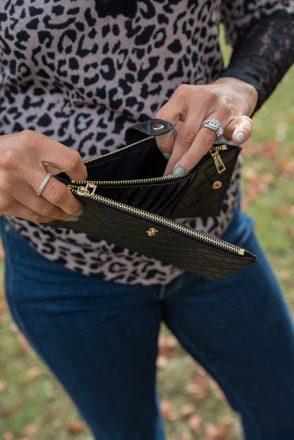 Rich Girl Wallet in Black