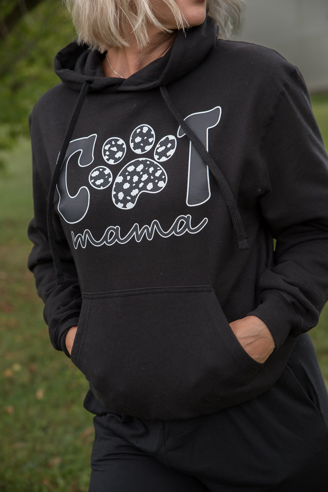 Cat Mama Graphic Hoodie