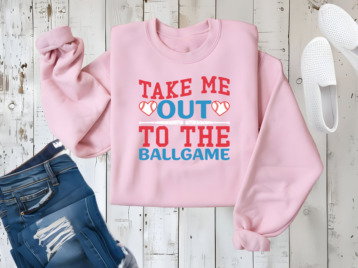 Take Me Out To The Ball Game Crewneck