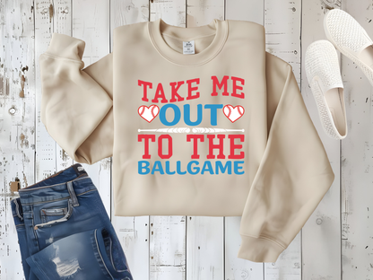 Take Me Out To The Ball Game Crewneck