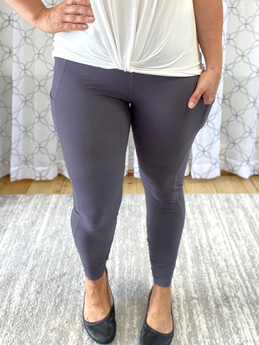 On The Go Leggings in Charcoal