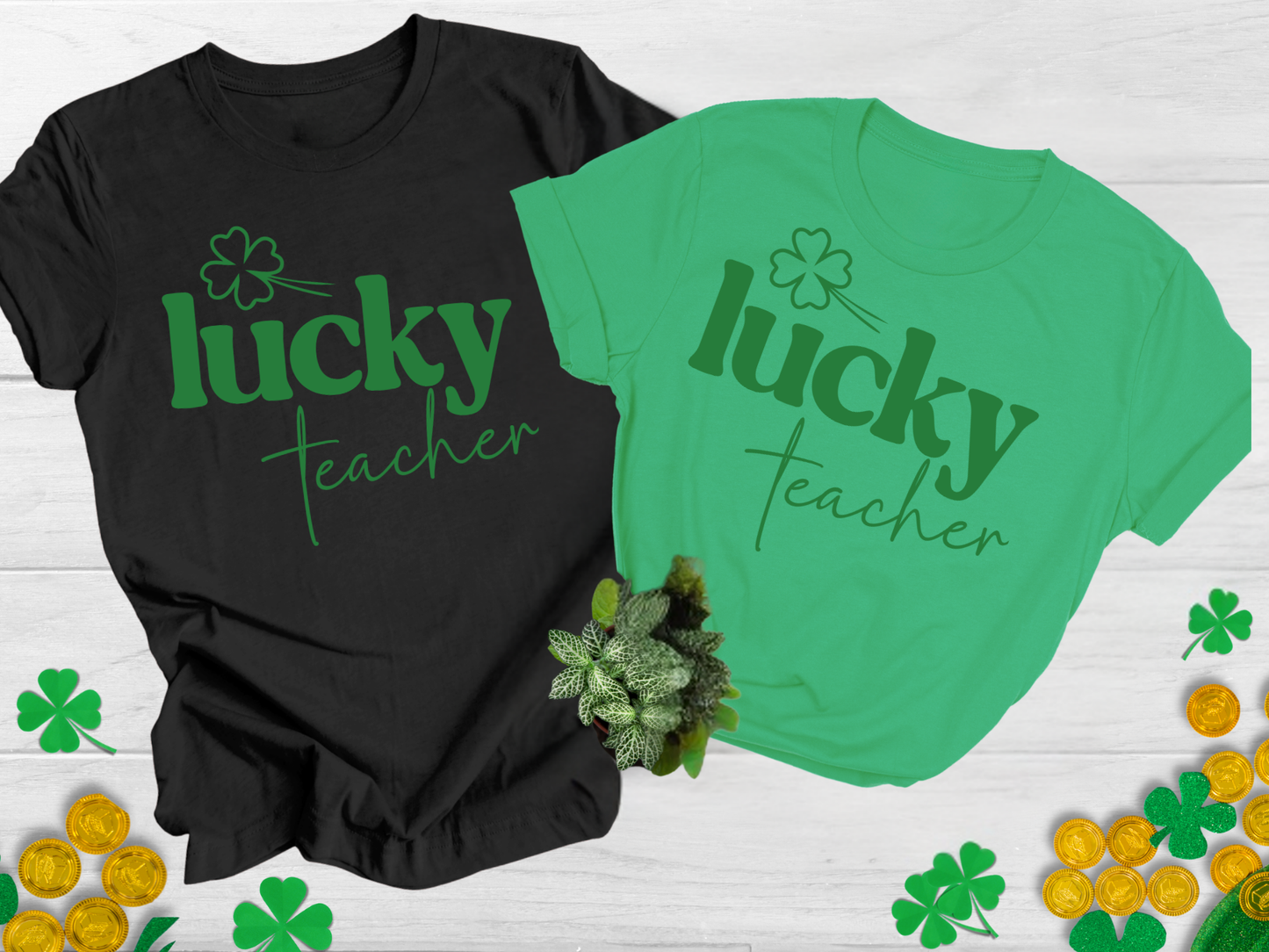 Lucky Teacher Graphic Tee