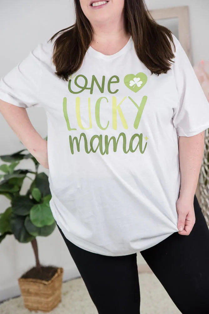 One Lucky Mama Tee