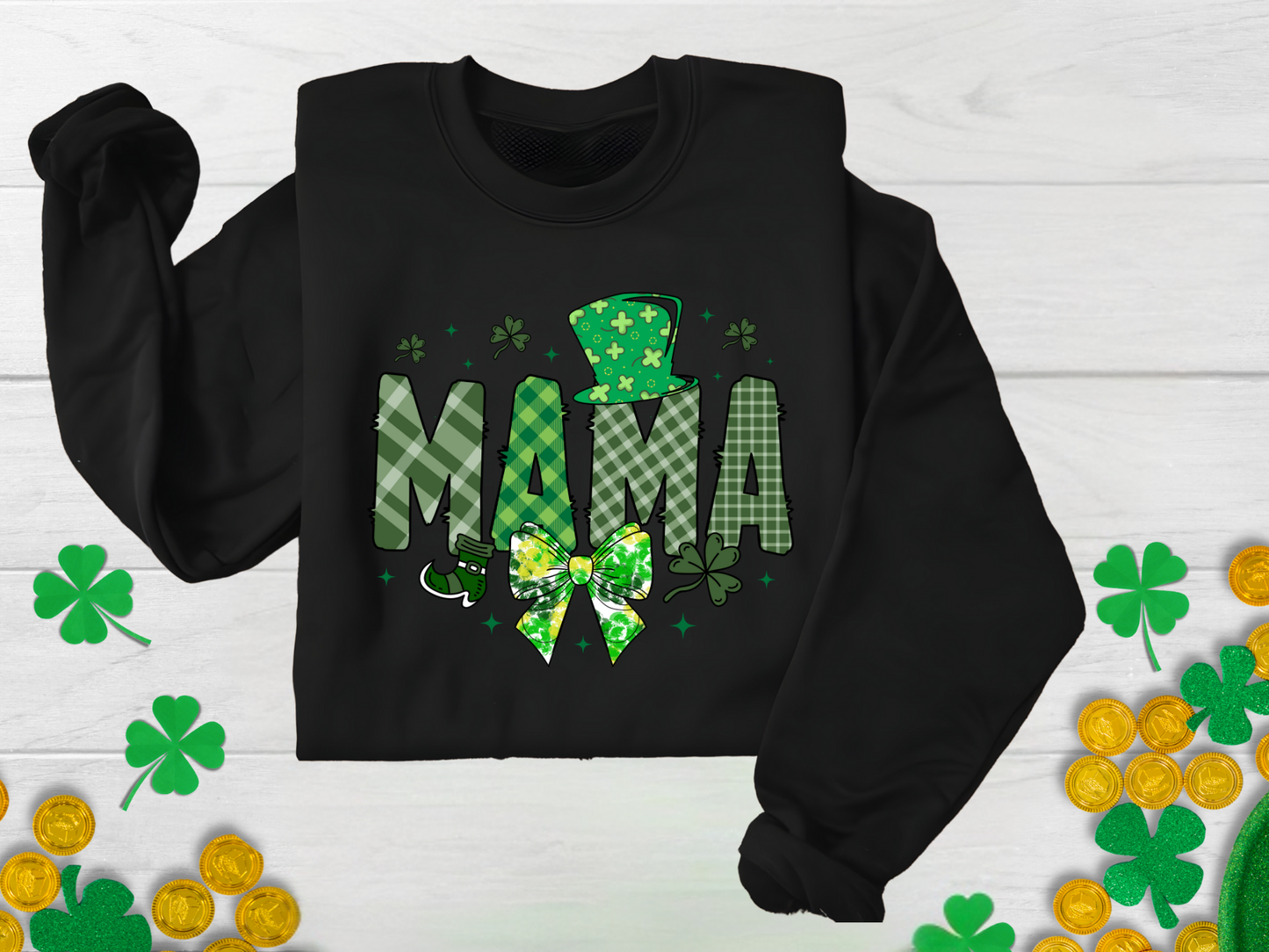 St. Patrick's Day Mama Crewneck