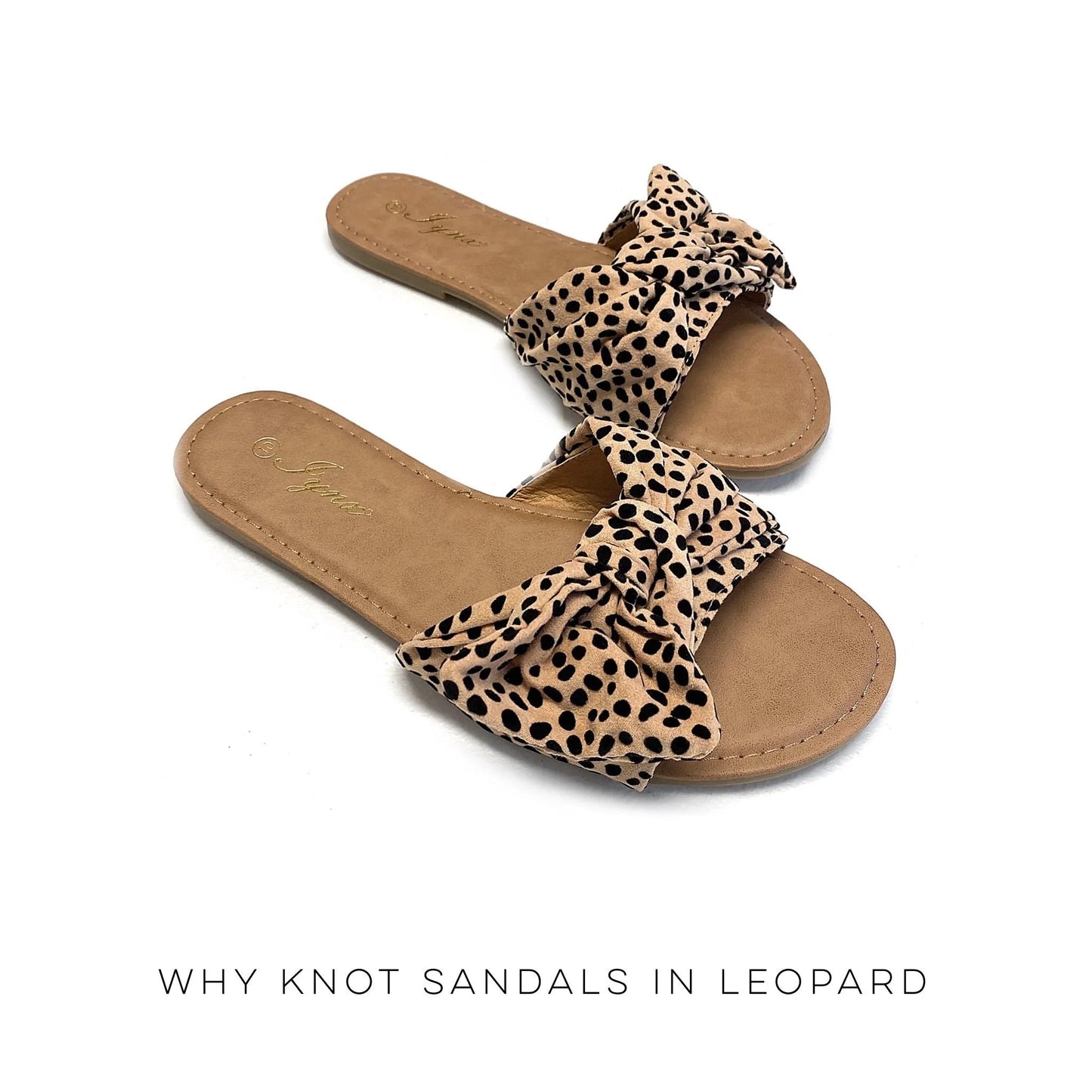 Why Knot Sandal in Cheetah