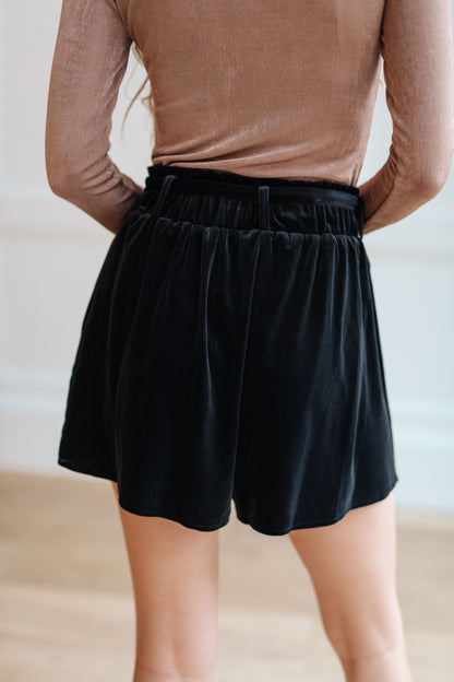 Wrapped in Velvet Shorts